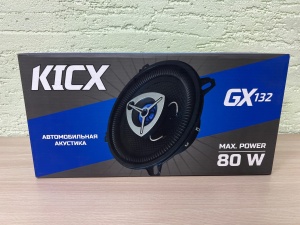 Колонки автомобильные Kicx GX-132, 13 см (5 дюйм.), комплект 2 шт. Kics GX132 